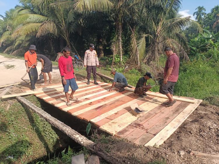 Polda Riau Lanjutkan Pembangunan Jembatan Merah Putih Presisi, Dua Lokasi di Bengkalis